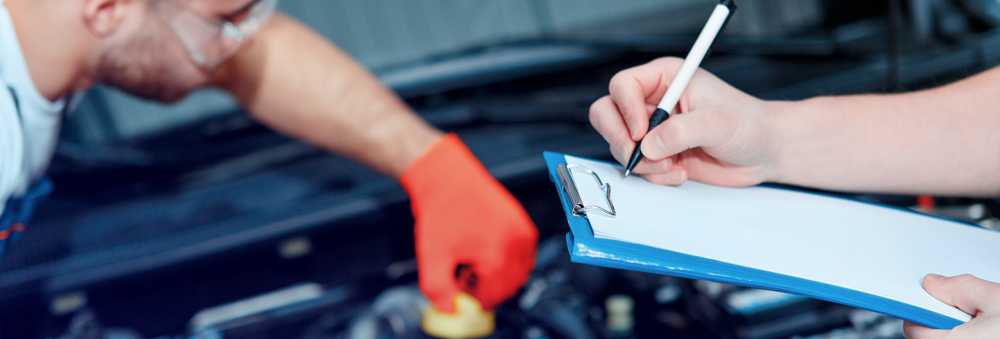 Mechanics checking off the MOT Test - MOT Westcliff on Sea | Same day MOT's for Westcliff, Southend and Leigh at Inverness Garage